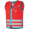 Wowow - Gilet fluorescent Crazy Jacket, rouge, L (enfant)