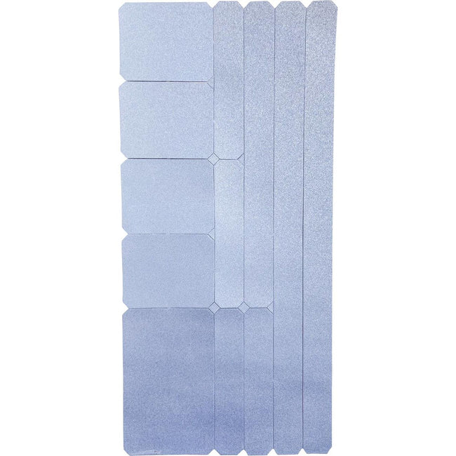 Wowow - set di adesivi riflettenti, argento