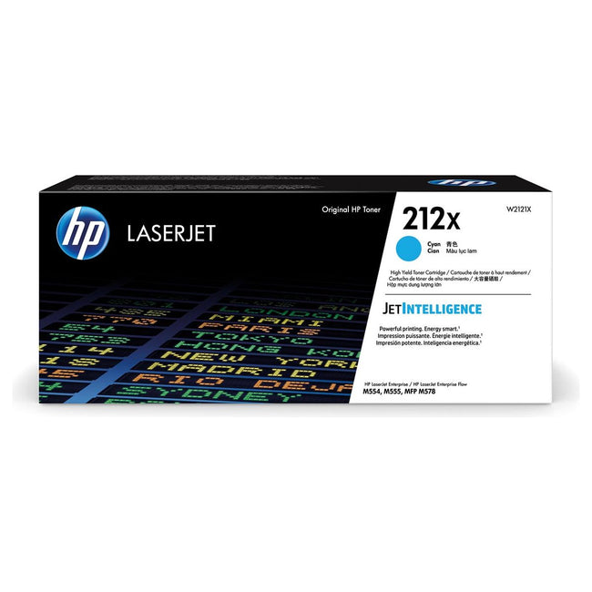 HP - Toner 212x, 10.000 Seiten, OEM W2121X, Cyan