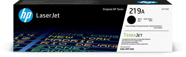 HP - Cartucho de tóner w2190a 219a negro