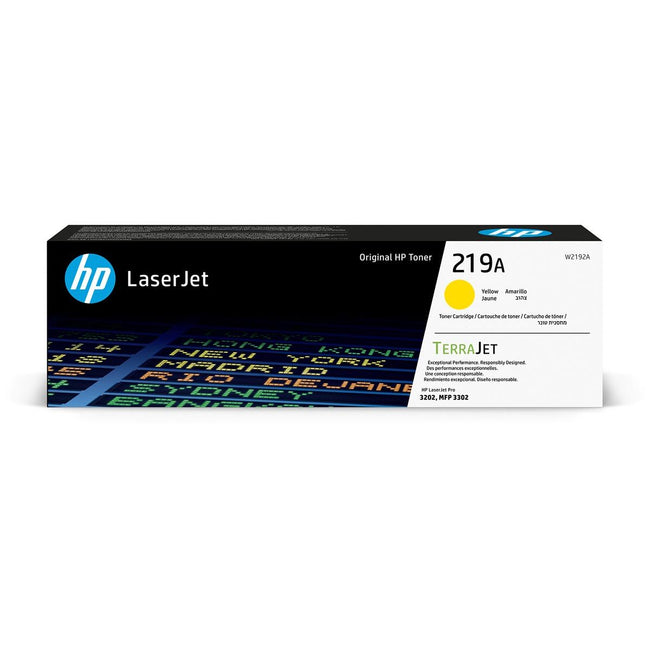 HP -  toner 219A, 1.200 pagina's, OEM W2192A, geel