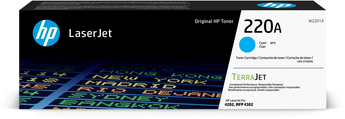 HP - toner 220A, 1.800 pagina's, OEM W2201A, cyaan