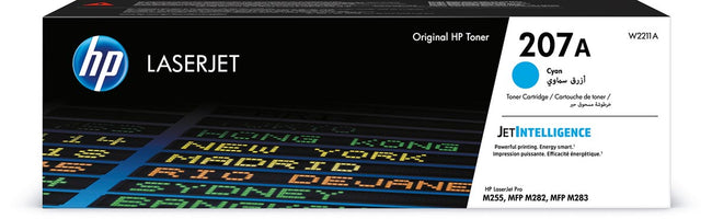 HP -  toner 207A, 1.250 pagina's, OEM W2211A, cyaan