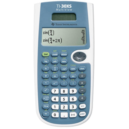 Texas Instruments -  Texas wetenschappelijke rekenmachine TI-30XS Multiview, werkt op zonnecellen en batterijen