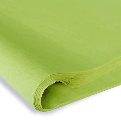Zijdevloei papier 50x75cm 17gr 480 vel Lime groen
