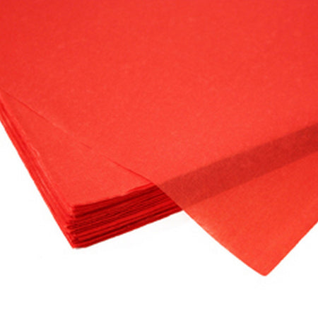 Zijdevloei papier 50x75cm 17gr 480 vel rood