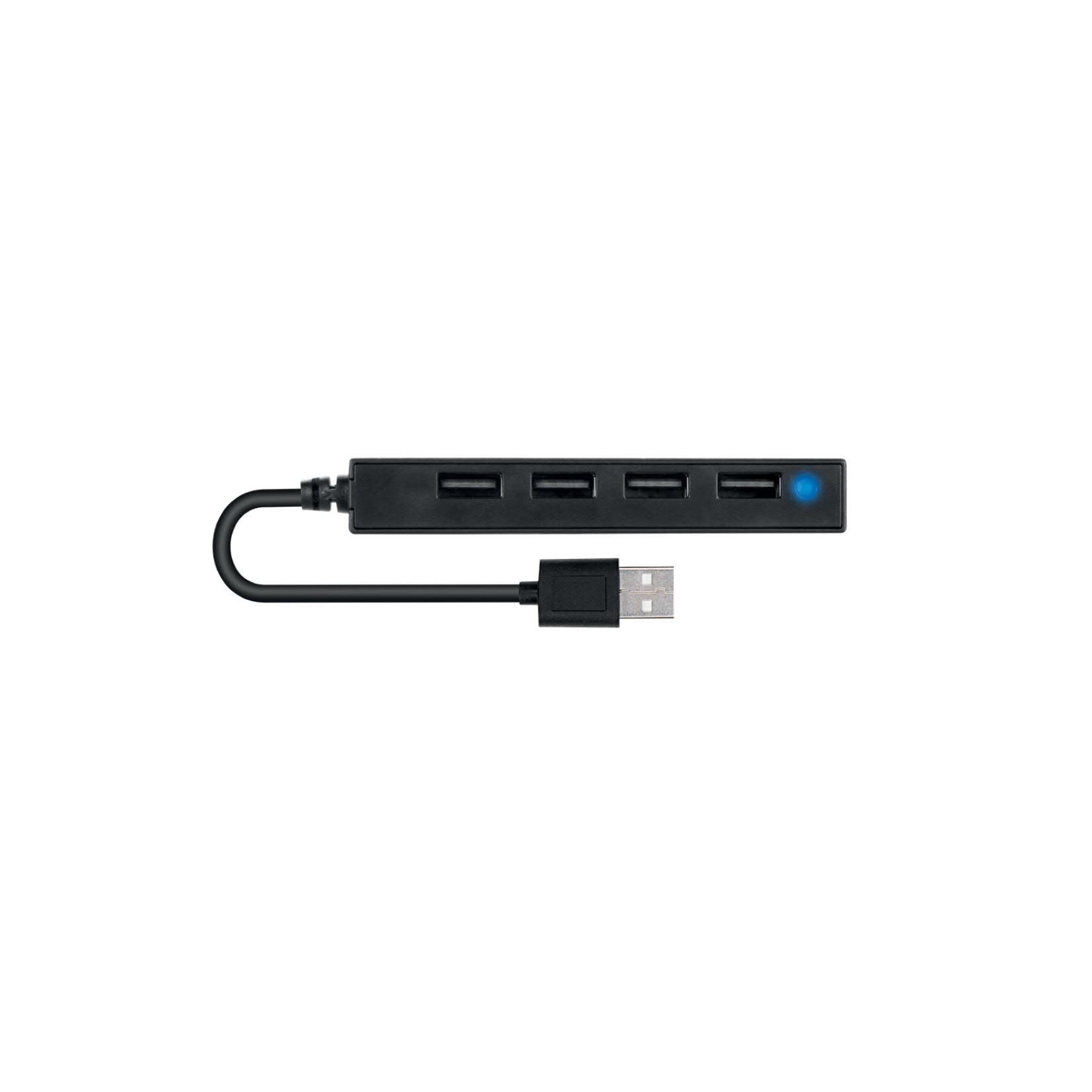 CONCEPTRONIC -   HUBBIES05B interface hub USB 2.0 480 Mbit/s Zwart