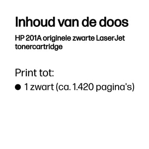 HP -  201A originele zwarte LaserJet tonercartridge