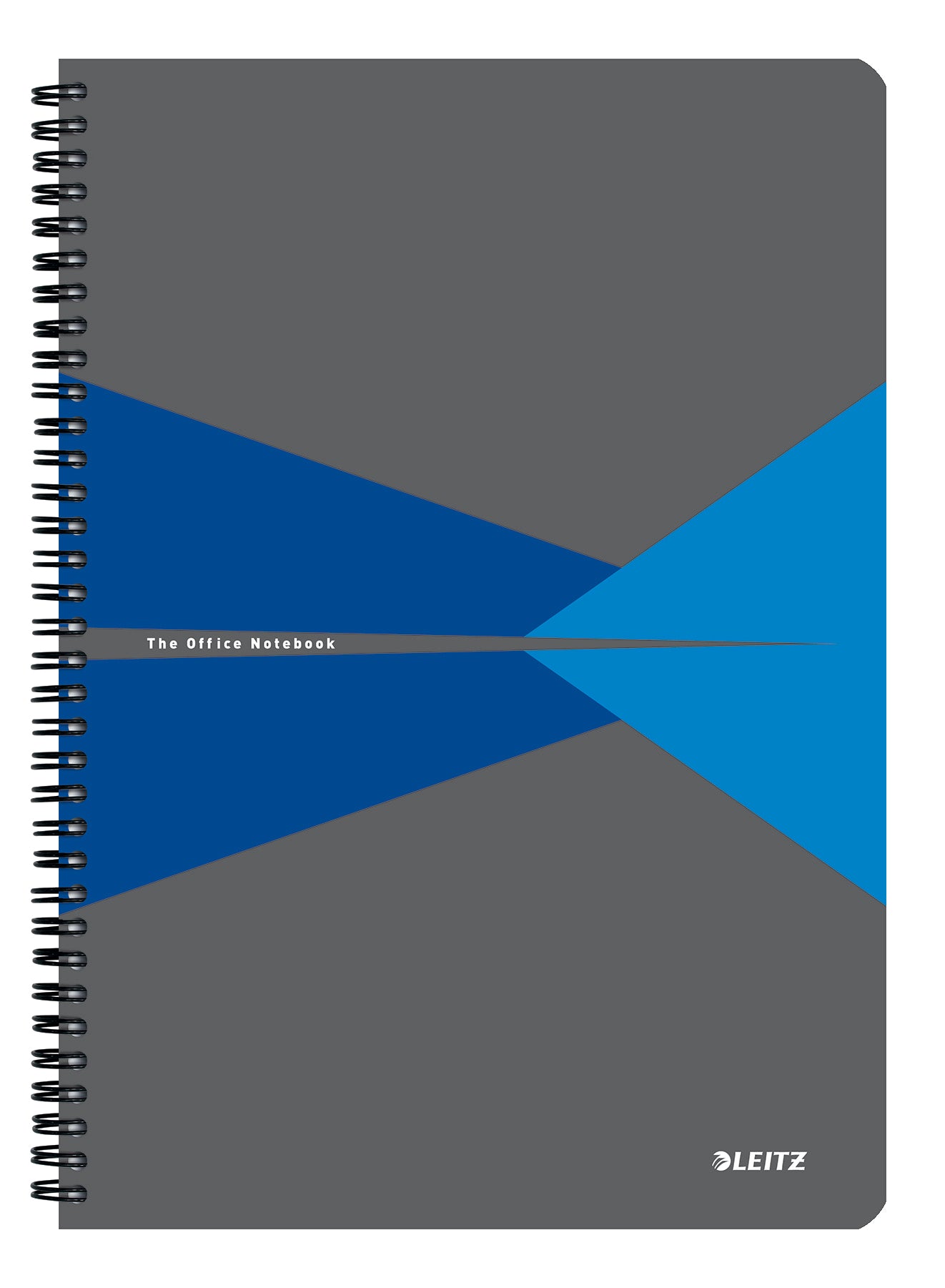 Leitz - quaderno, ft A4, copertina in PP, a righe, blu