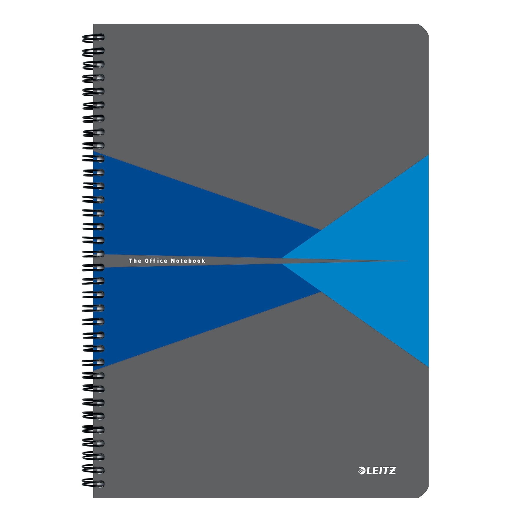 Leitz - quaderno, ft A4, copertina in PP, a righe, blu
