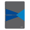 Leitz - Notizbuch, ft A4, Einband aus PP, liniert, blau