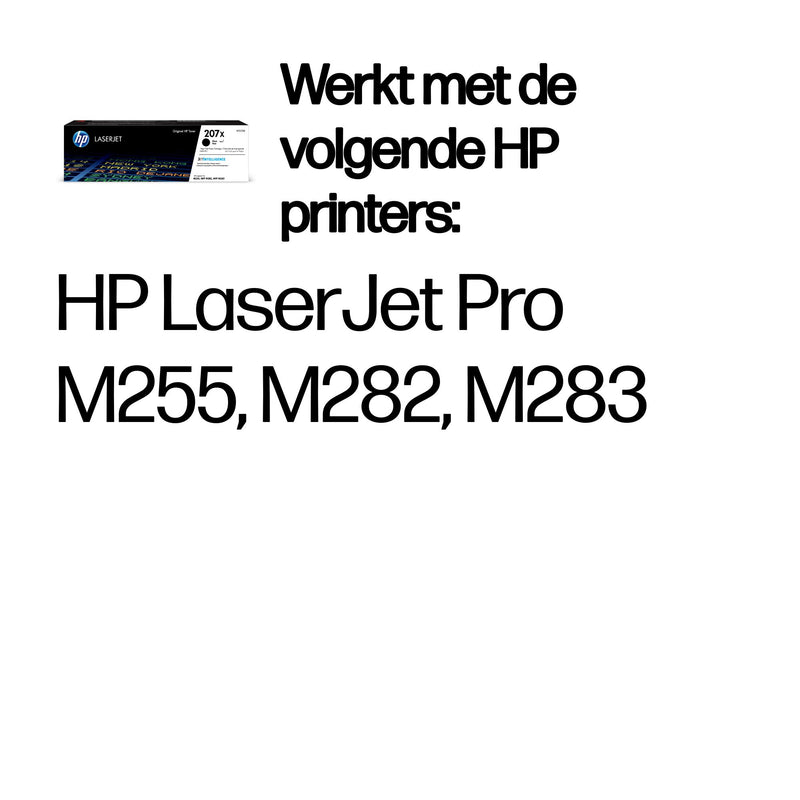 HP - Cartucho de tóner w2210x 207x negro