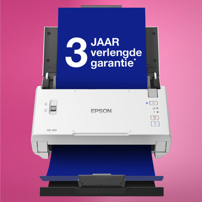 Epson -  WorkForce DS-410 compacte zakelijke sheet-fed A4-scanner met automatische documentinvoer voor 50 vellen en Document Capture Pro-software