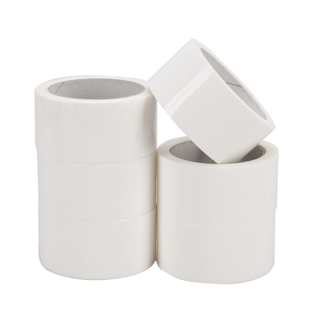 Klika - PP-Acryl e geräuscharm 28 Mikron 50 mm x 66 Meter weiß | 6 Stück