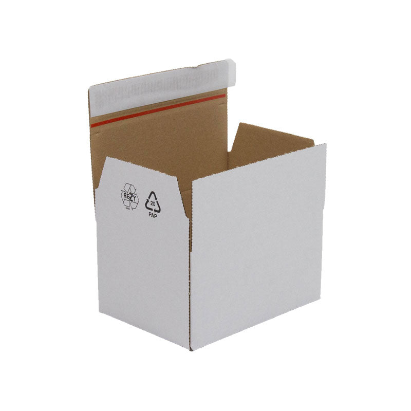 Klika - Boîte Autolock simple vague 160 x 130 x 70 mm blanc | 10 pièces