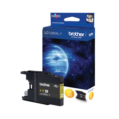 Brother -  LC1280XLY inktcartridge 1 stuk(s) Origineel Hoog (XL) rendement Geel