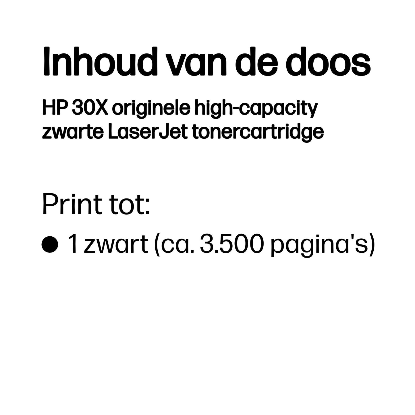 HP - Toner cartridge CF230X 30X black