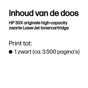 HP - Toner cartridge CF230X 30X black