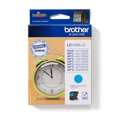 Brother -  LC-125XLC inktcartridge 1 stuk(s) Origineel Cyaan