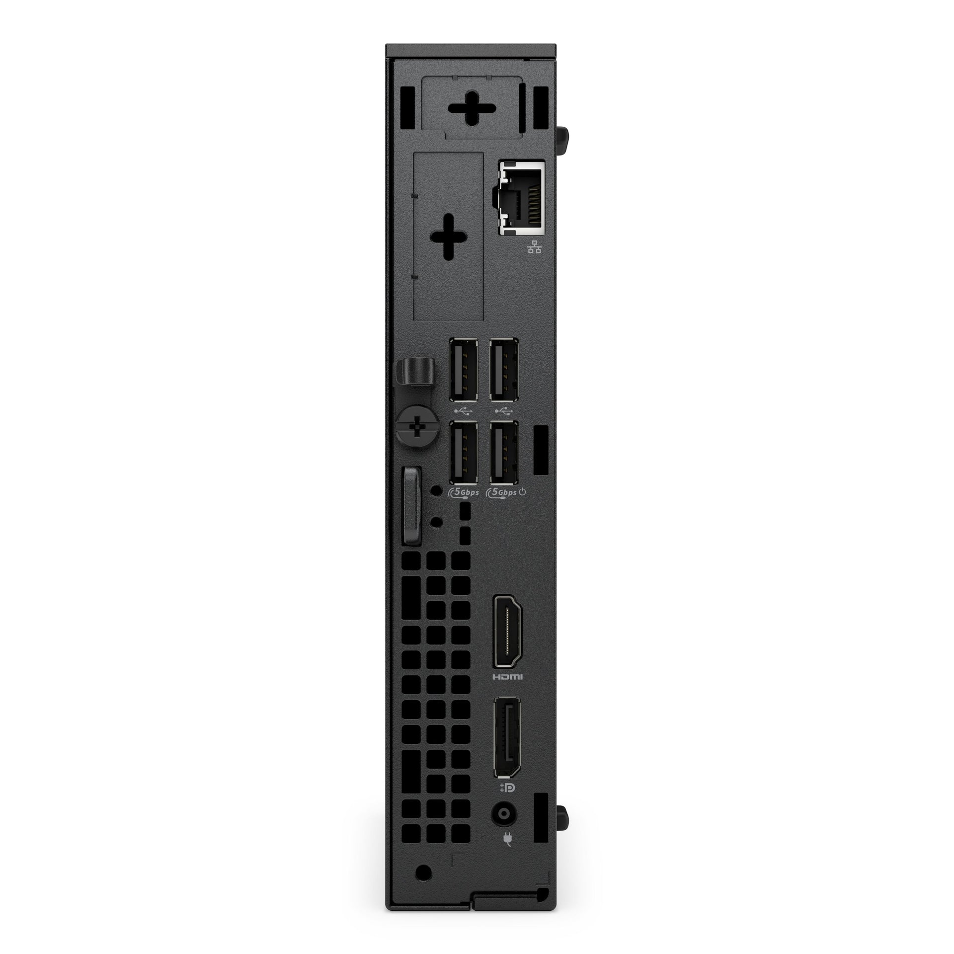 Dell -   Pro QCM1250 Intel Core Ultra 7 265T 16 GB DDR5-SDRAM 512 GB SSD Windows 11 Pro Micro PC Mini PC Zwart