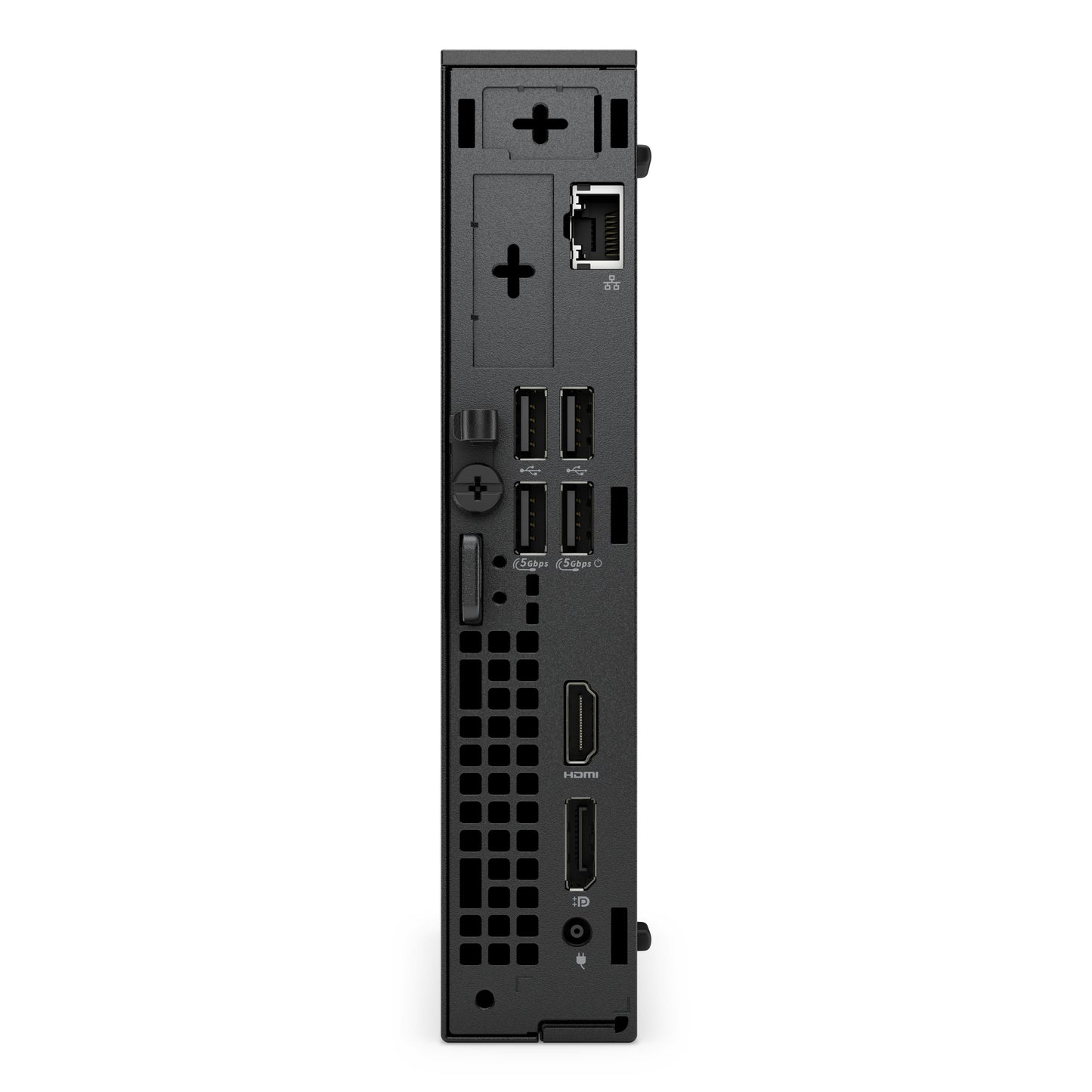 Dell -   Pro QCM1250 Intel® Core™ i5 i5-14500T 16 GB DDR5-SDRAM 512 GB SSD Windows 11 Pro Micro PC Mini PC Zwart