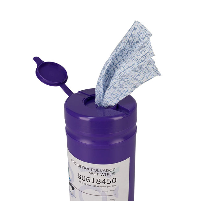 Boso - Polkadot wet wipes 20 x 22 cm 80 cloths per bus