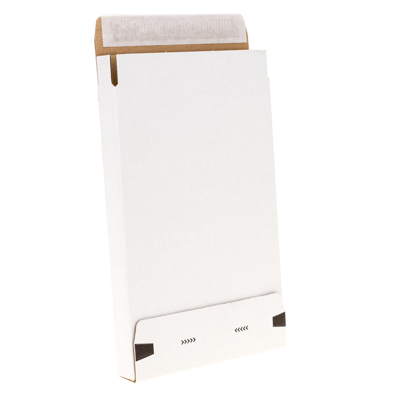 VIV - Cassette per le lettere 166 x 26 x 250 mm (formato a5+) chiusura autoadesiva bianca | 25 pezzi