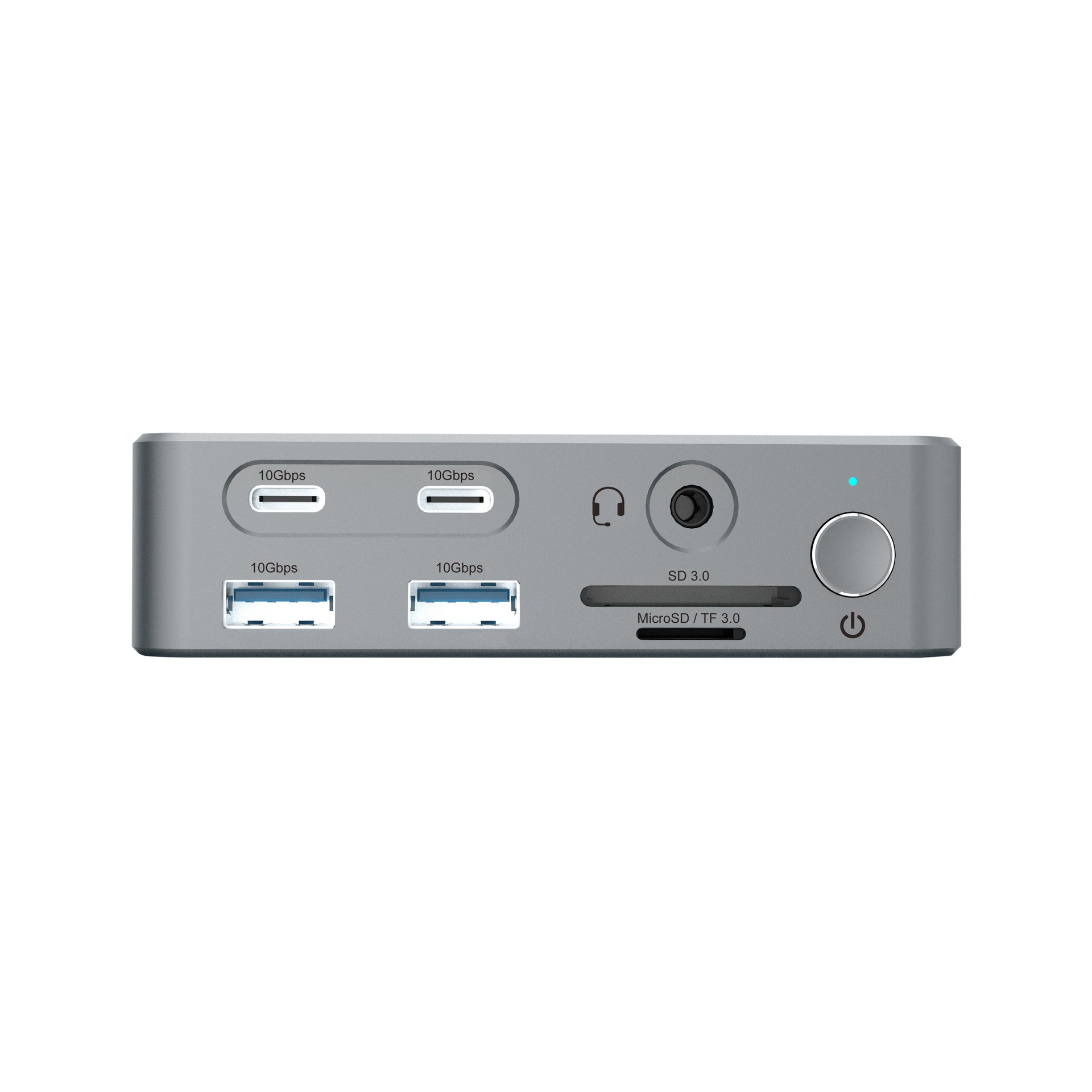 CONCEPTRONIC -   DONN25G laptop dock poortreplicator Bedraad USB 3.2 Gen 2 (3.1 Gen 2) Type-C Zilver