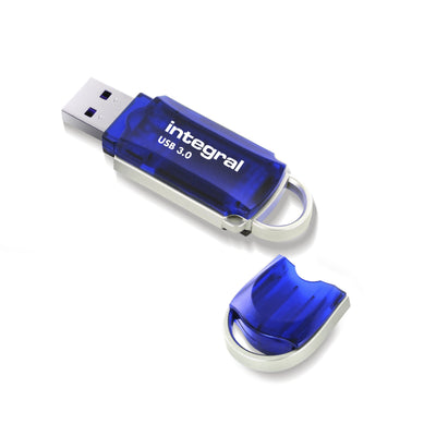Integral -  INFD64OU3.0 USB flash drive 64 GB USB Type-A 3.2 Gen 1 (3.1 Gen 1) Blauw, Zilver