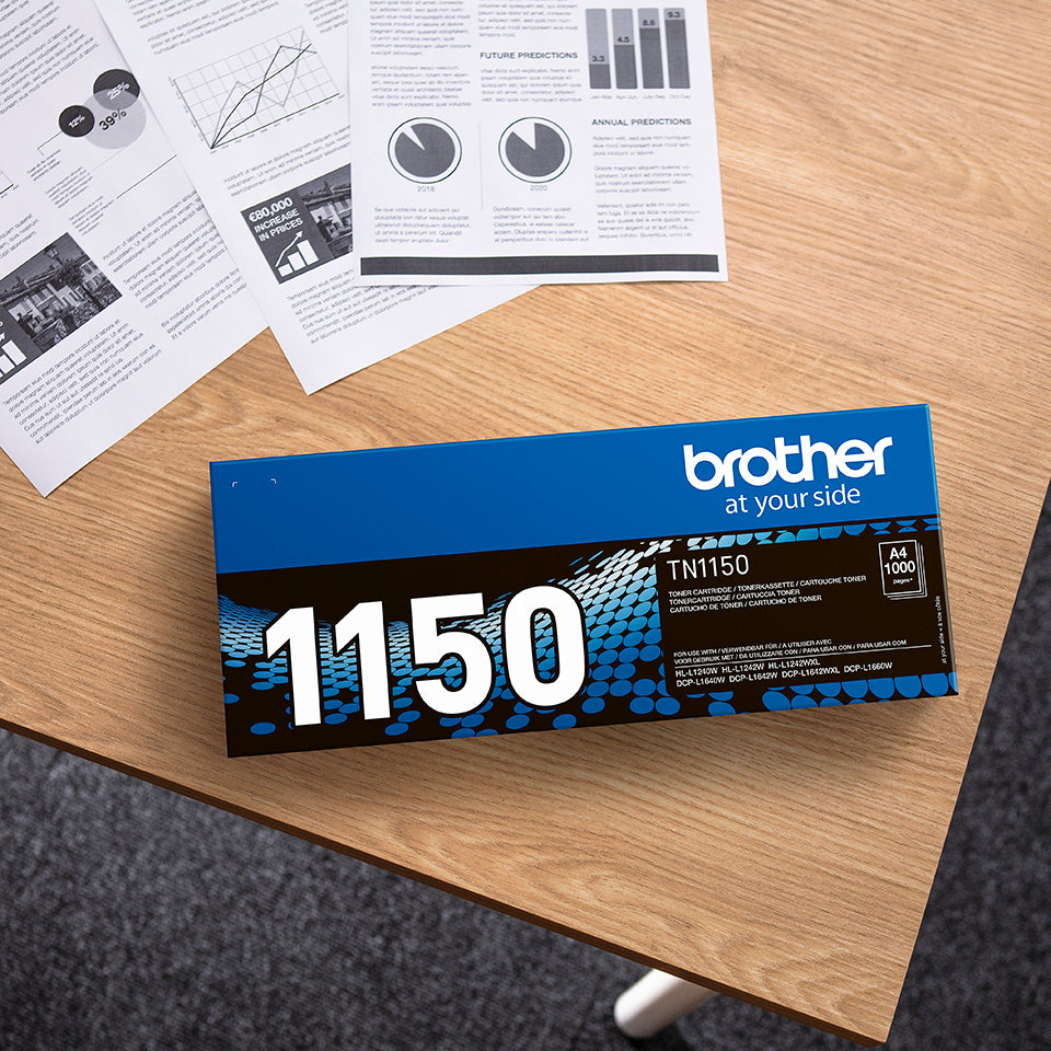 Brother - Toner, 1.000 Seiten, OEM TN-1150, Schwarz