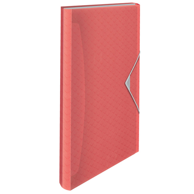 Esselte - Raccoglitore frontale Colour'Breeze, 6 scomparti, corallo