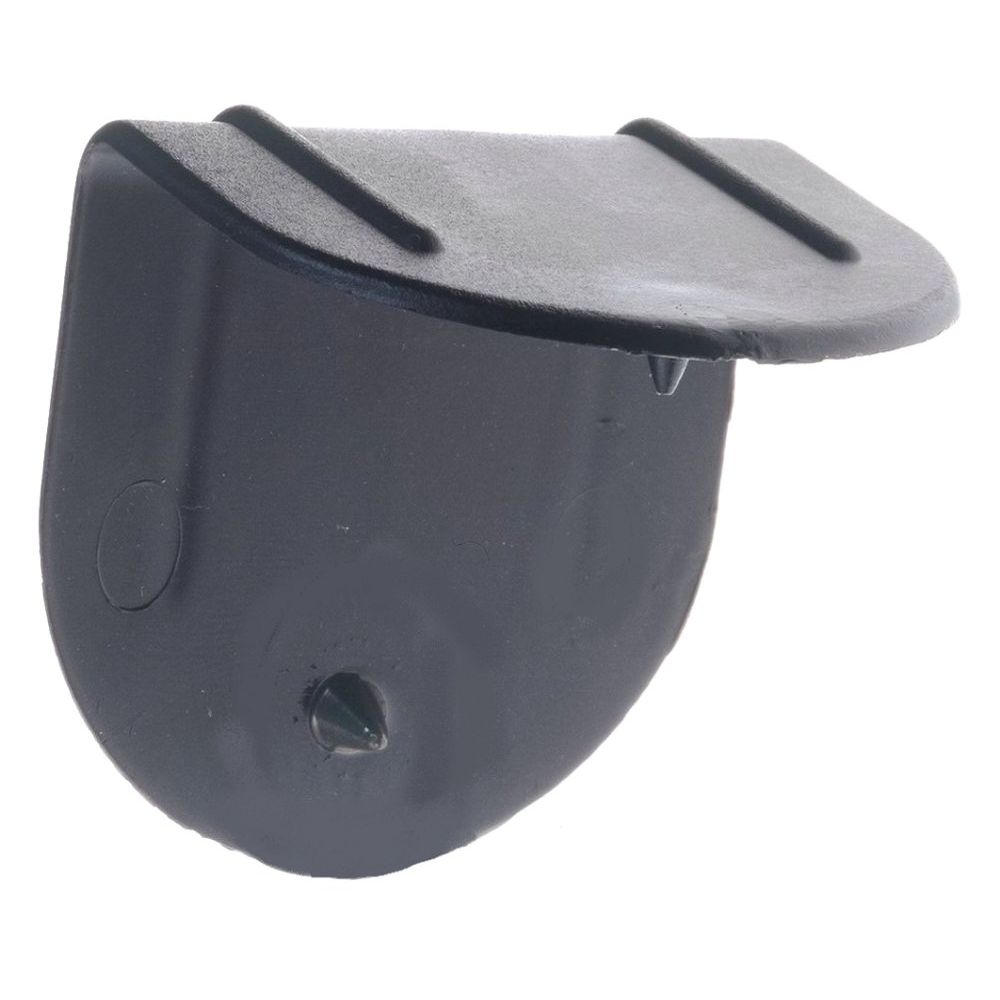 Klika -  Kunststof hoekbeschermers zwart 22 x 40 mm (max. bandbreedte x vleugelbreedtes) met spike