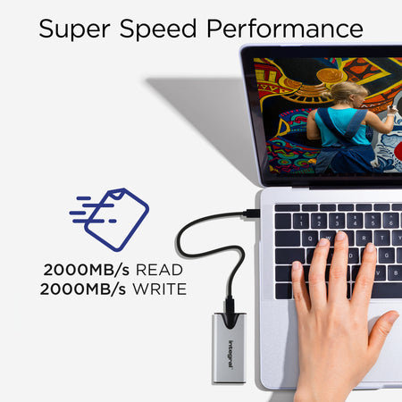 Integral - SSD SlimXpress Portable USB-C 500GB