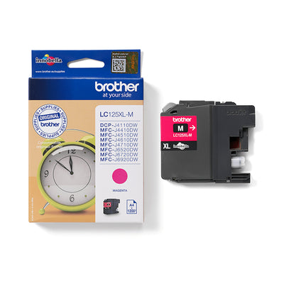 Brother - Cartucho de tinta LC-125XLM rojo