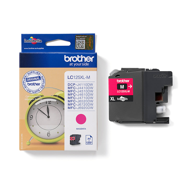 Brother - Cartucho de tinta LC-125XLM rojo