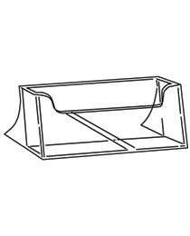 Klika - Brochure tray 1/3 A4 portrait landscape