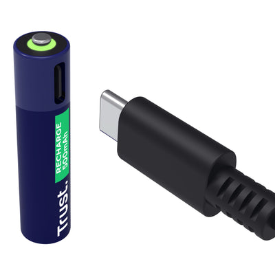 Trust - Batteria USB-C ricaricabile AAA 4 pezzi