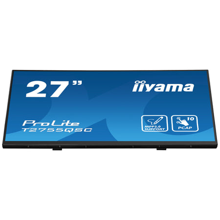 IIYAMA -   ProLite T2755QSC-B1 computer monitor 68,6 cm (27) 2560 x 1440 Pixels Quad HD LCD Touchscreen Zwart