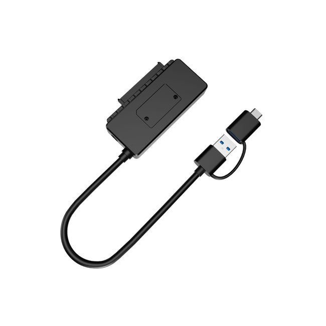 CONCEPTRONIC -   ABBY21B tussenstuk voor kabels USB Type-A SATA 22-pin Zwart