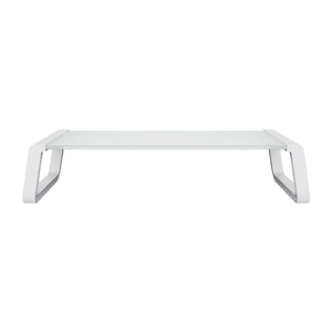 Trust - Monta monitor stand, tempered glass, white
