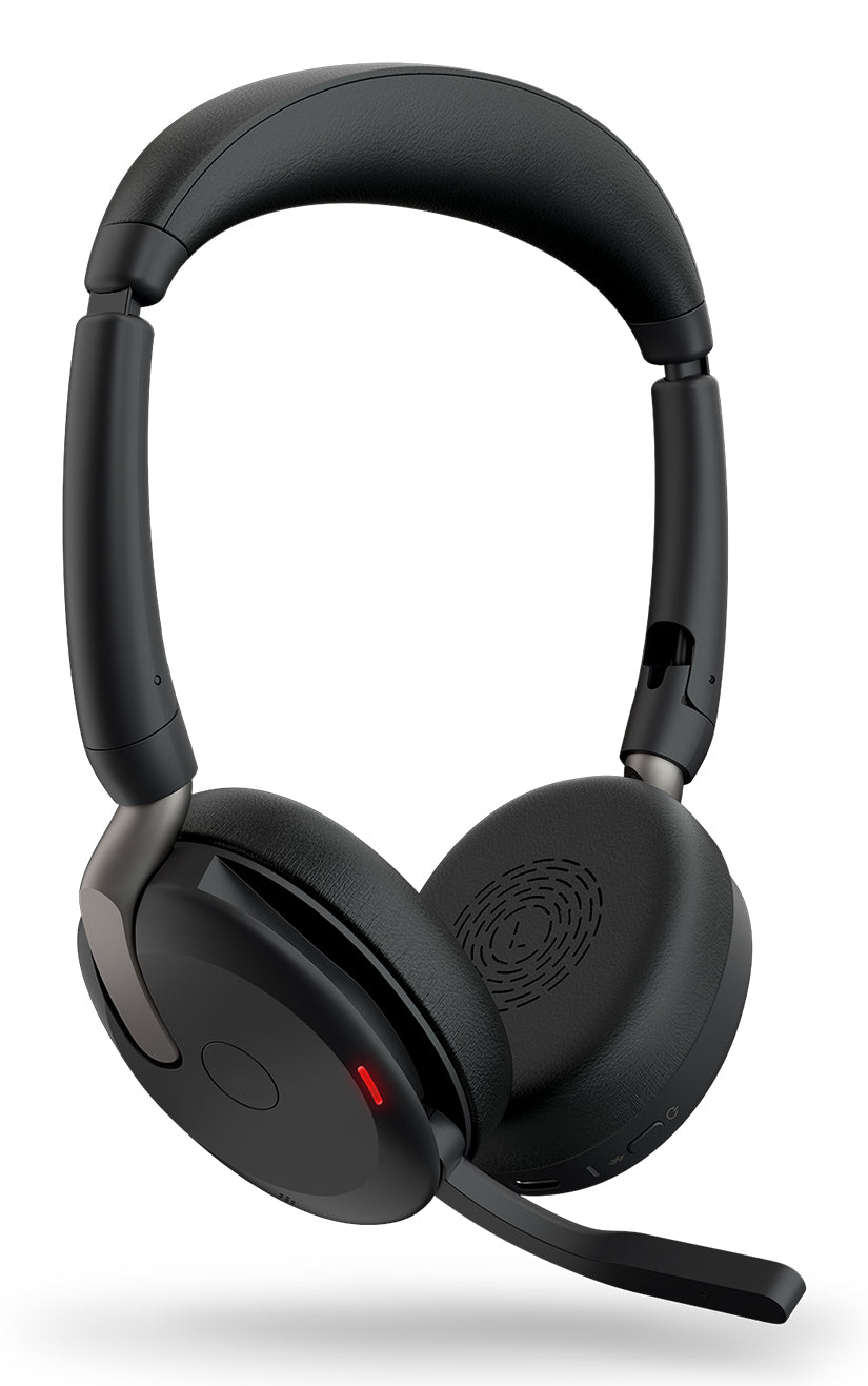 JABRA -   Evolve2 65 Flex Headset Bedraad en draadloos Hoofdband Kantoor/callcenter Bluetooth Zwart