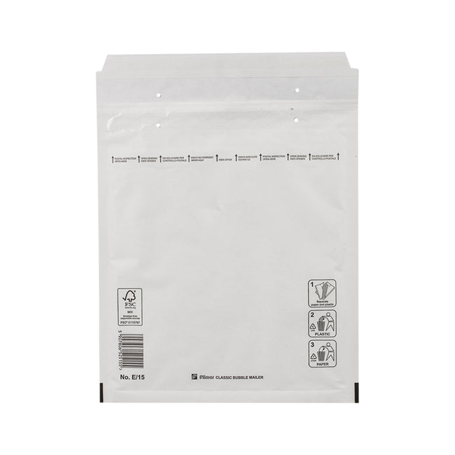 Klika - Enveloppes à bulles blanches 220 x 265 mm (e/15)
