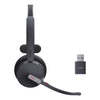 YEALINK -   WH64 Hybrid Mono Teams Headset Draadloos Hoofdband Kantoor/callcenter Micro-USB Bluetooth Zwart