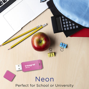 Integral -  INFD32GBNEONPK3.0 USB flash drive 32 GB USB Type-A 3.2 Gen 1 (3.1 Gen 1) Roze