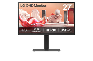 LG -   27BA75QB-B.AEU computer monitor 68,6 cm (27) 2560 x 1440 Pixels Wide Quad HD LED Zwart