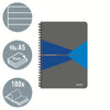 Leitz -  44991035 schrijfblok schrift A5 90 vel Blauw, Grijs