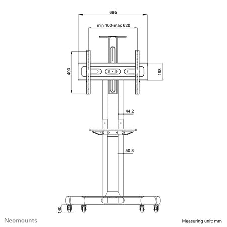 Neomounts -   NM-M1700BLACK TV trolley 32-75