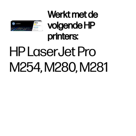 HP -  LaserJet Originele 203X high-capacity gele tonercartridge