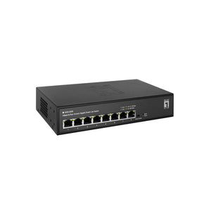 LEVEL ONE -  LevelOne GES-2208 netwerk-switch Managed L2 Gigabit Ethernet (10/100/1000) Zwart