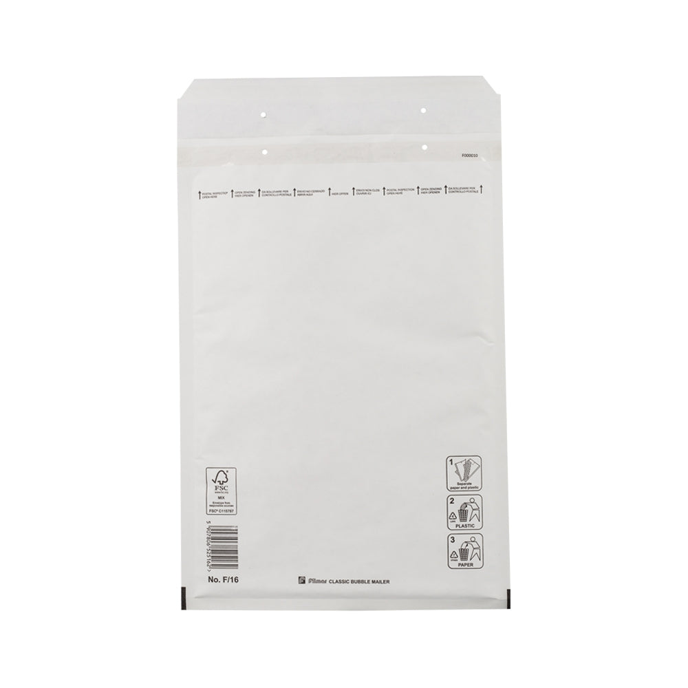 Klika -  Luchtkussen enveloppen wit 220 x 340 mm (f/16)